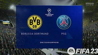 Borussia Dortmund vs PSG - UEFA Champions League 23/24 Semi-Final | FIFA 23 #championsleague