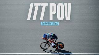 Full Gas 🔥💨 | UAE Tour TT POV with Ayco Bastiaens