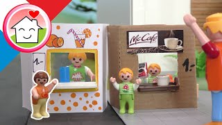 Playmobil en francais Anna et Lena vendent de la limonade - Famille Hauser