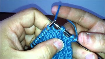 Short Rows - Left Handed - Continental