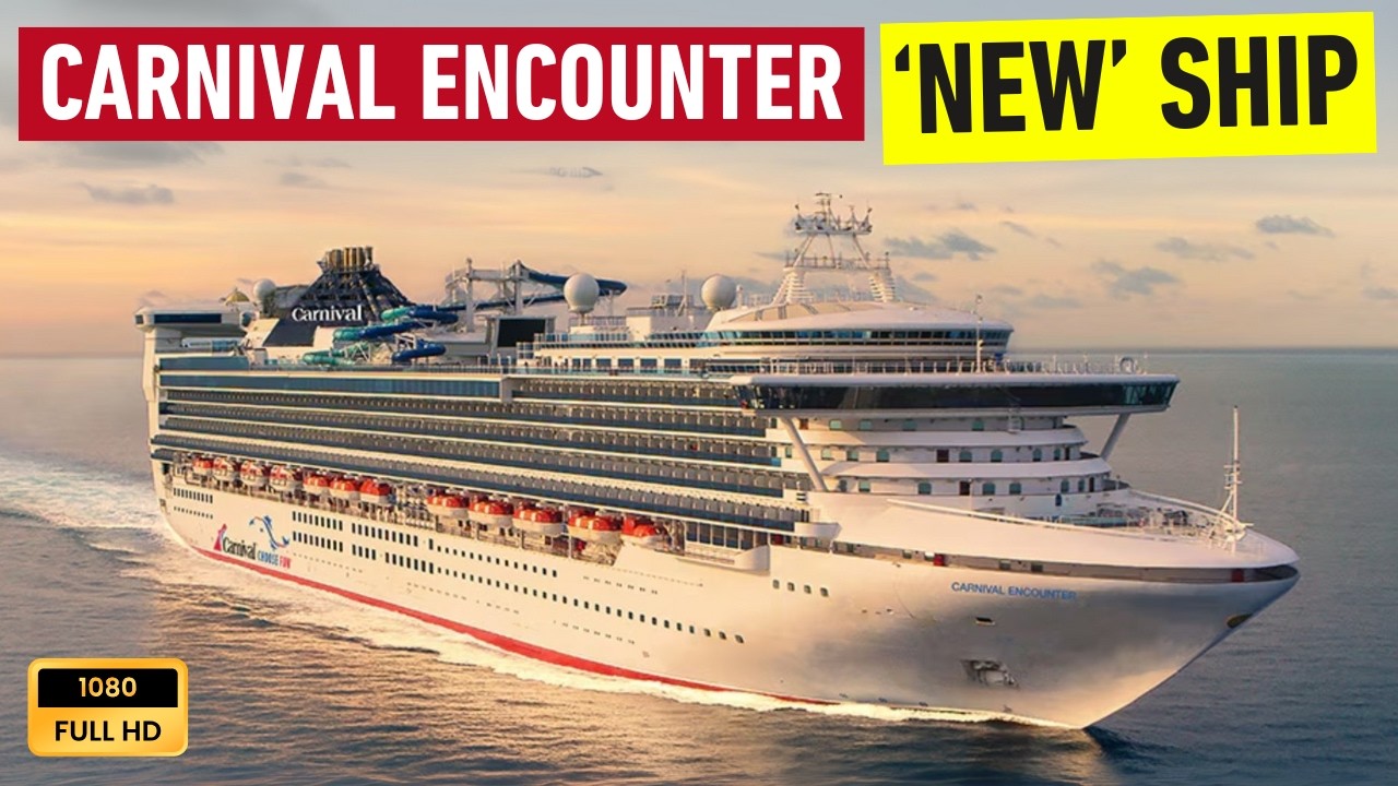 CARNIVAL ENCOUNTER - Full HD Ship Tour of LATEST Carnival Cruise Ship