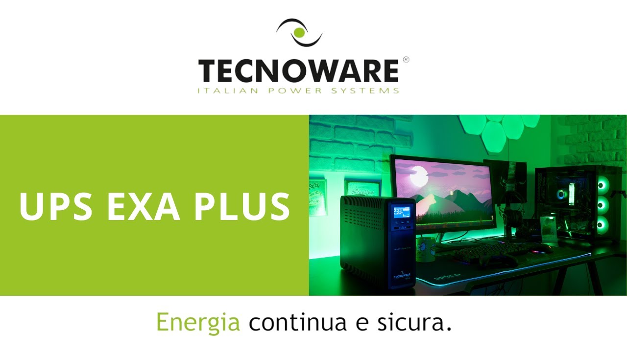 Pc Gaming e Console: Exa Plus, l'UPS che non può mancare nella postazione di un Gamer