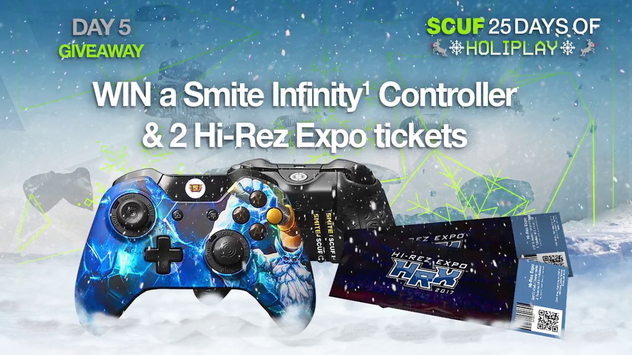 SCUF Day 5 HoliPLAY Giveaway (Closed) - YouTube Scuf Gaming