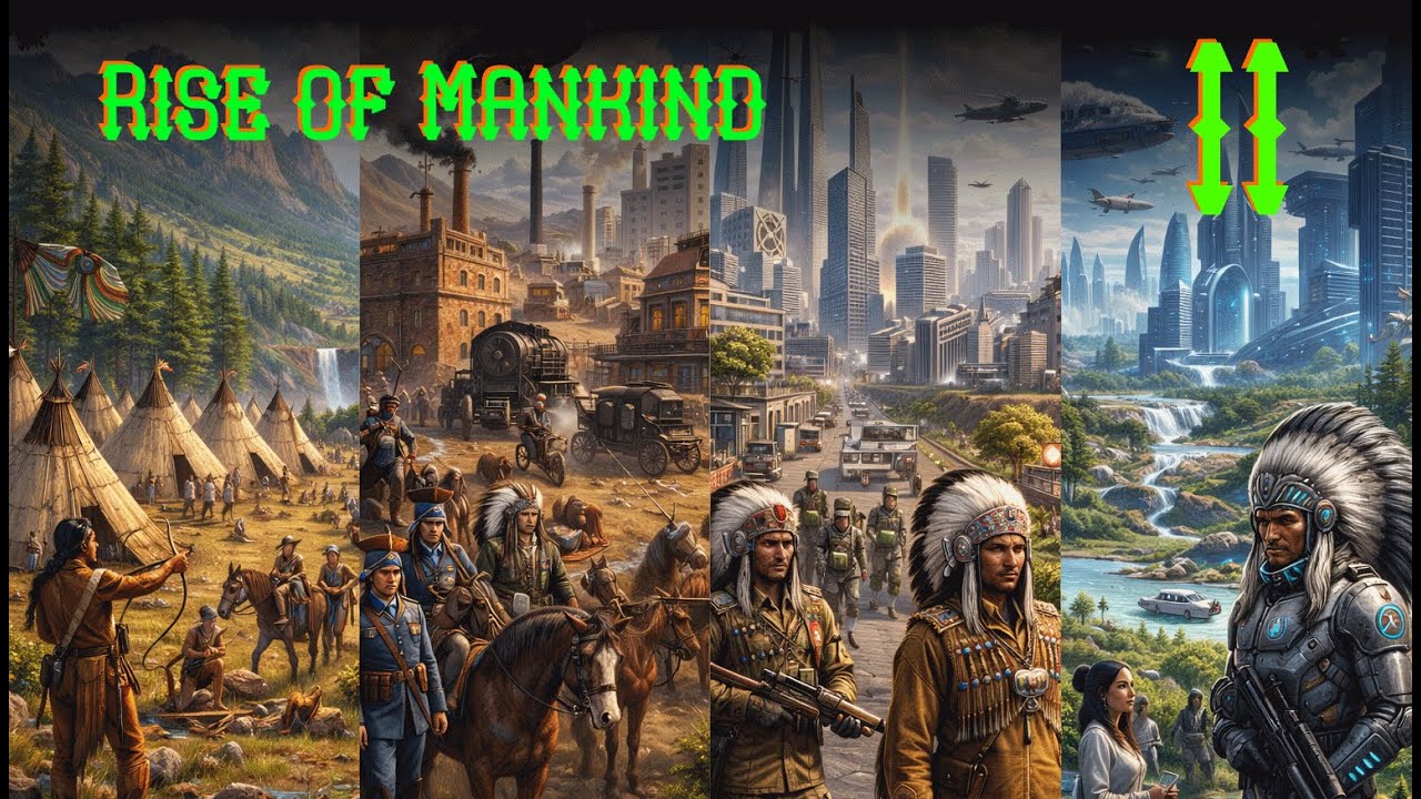 Индейцы Сиу на карте земли в Civilization IV, мод Rise of Mankind: A New Dawn [Часть 2]: Тест