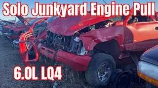 Solo Junkyard LS Engine Pull