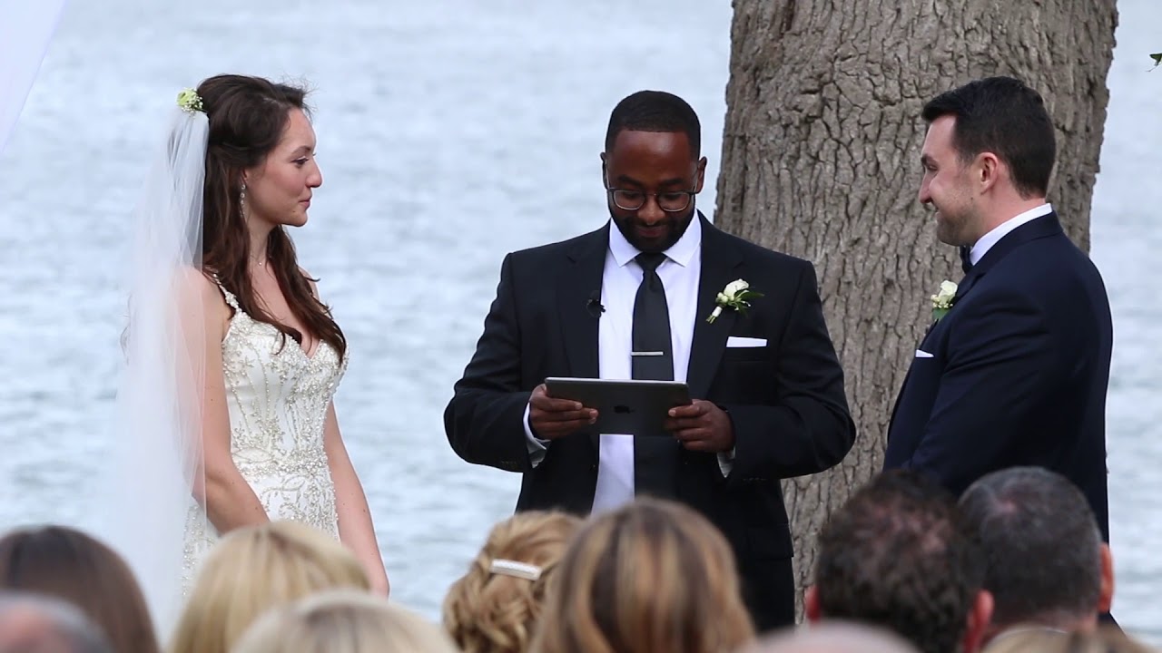 Tanya Nick Wedding Ceremony At Orchard Lake Country Club Youtube
