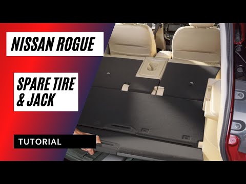 Nissan Rogue - Spare tire & Jack location