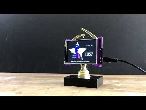 PyPortal Github Trophy @adafruit @johnedgarpark #adafruit