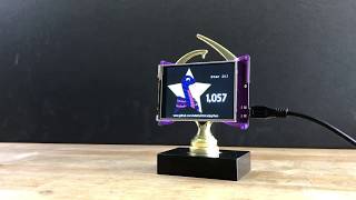 PyPortal Github Trophy @adafruit @johnedgarpark #adafruit