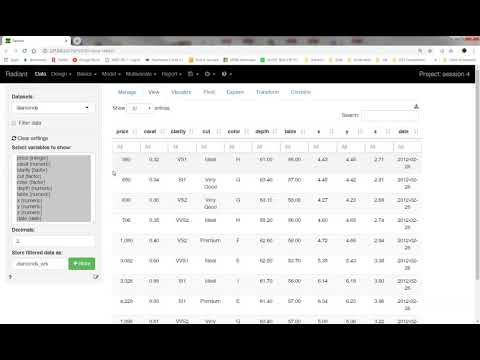 Radiant Tutorial Series: Linear Regression Video 3