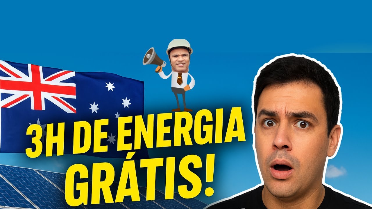 Austrália dá ENERGIA SOLAR GRÁTIS! Será que o Brasil chega lá?