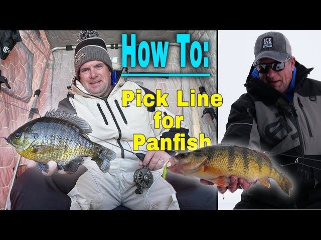 Line Selection for Ice Fishing Panfish 