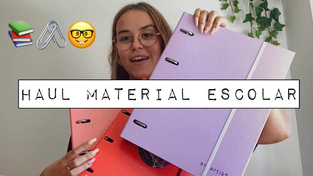 HAUL MATERIAL ESCOLAR 2020/2021 | Laura Rouder
