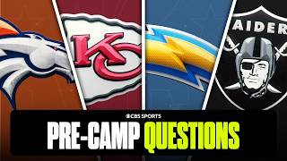 Biggest questions before NFL training camp for AFC West teams 🤔