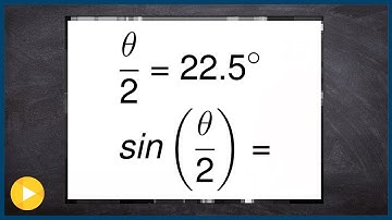 Evaluate the half angle of sine from 22 5 degrees