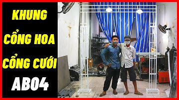 Khung cổng cưới khung cổng hoa AB04 trang trí đám cưới