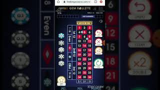 ROULETTE ONLINE PLAY FREE on you mobile freebingocasino.com #Shorts screenshot 5