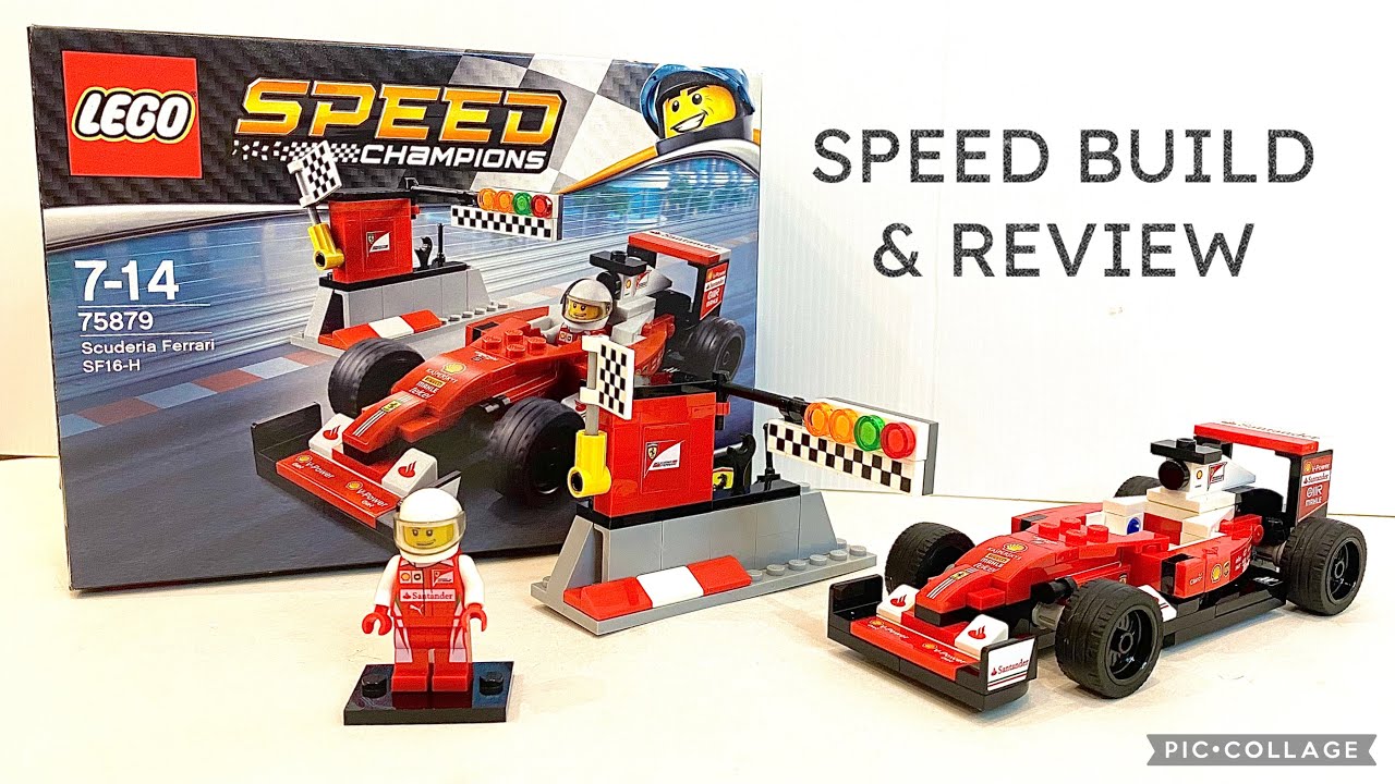 、、、ページ‼️カスタムオーダー LEGO Speed Champions 75879 Scuderia Ferrari SF16-H SPEED BUILD