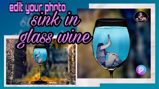 EDIT PHOTO׀PICSART BEST PHOTO EDITOR LIKE A PRO ׀ SINK IN GLASS WINE screenshot 3