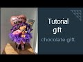 Tutorial chocolate gift in metal vase bajet & simple