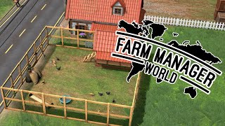 🌽 AHORA tengo GALLINAS 🐔 -  Farm Manager World Gameplay Español