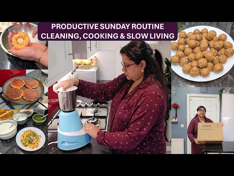 Cultivating Calm - Productive Sunday Of Indian Homemaker | New Cleaning Tool & Cooked Street Food