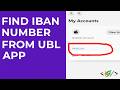 How to Find Your IBAN in UBL Digital Mobile App