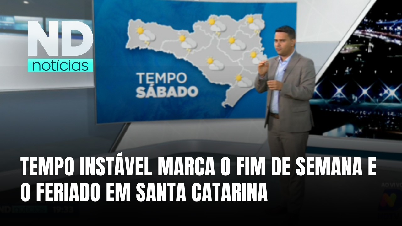 🚨 ALERTA-VIZINHO! Chuva e temporais isolados em SC no feriado