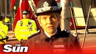 Met Police Chief Cressida Dick visits London Bridge attack investigation