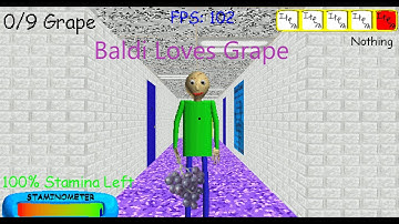 Baldi Loves Grape vs Baldi random games