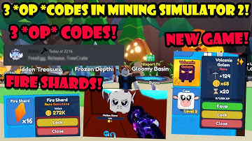 3 *OP* CODES IN MINING SIMULATOR 2! ⭐ (IT