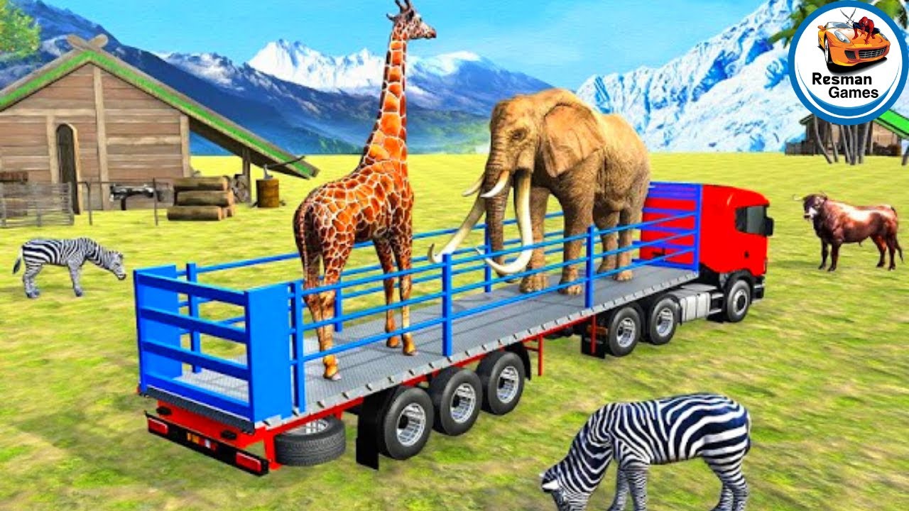 Animal Zoo Transport Simulator Android Gameplay HD- ResMan Games