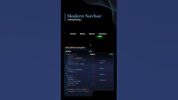 Morden Navbar using Gsap #html_css #shorts #shortsvideo #viral