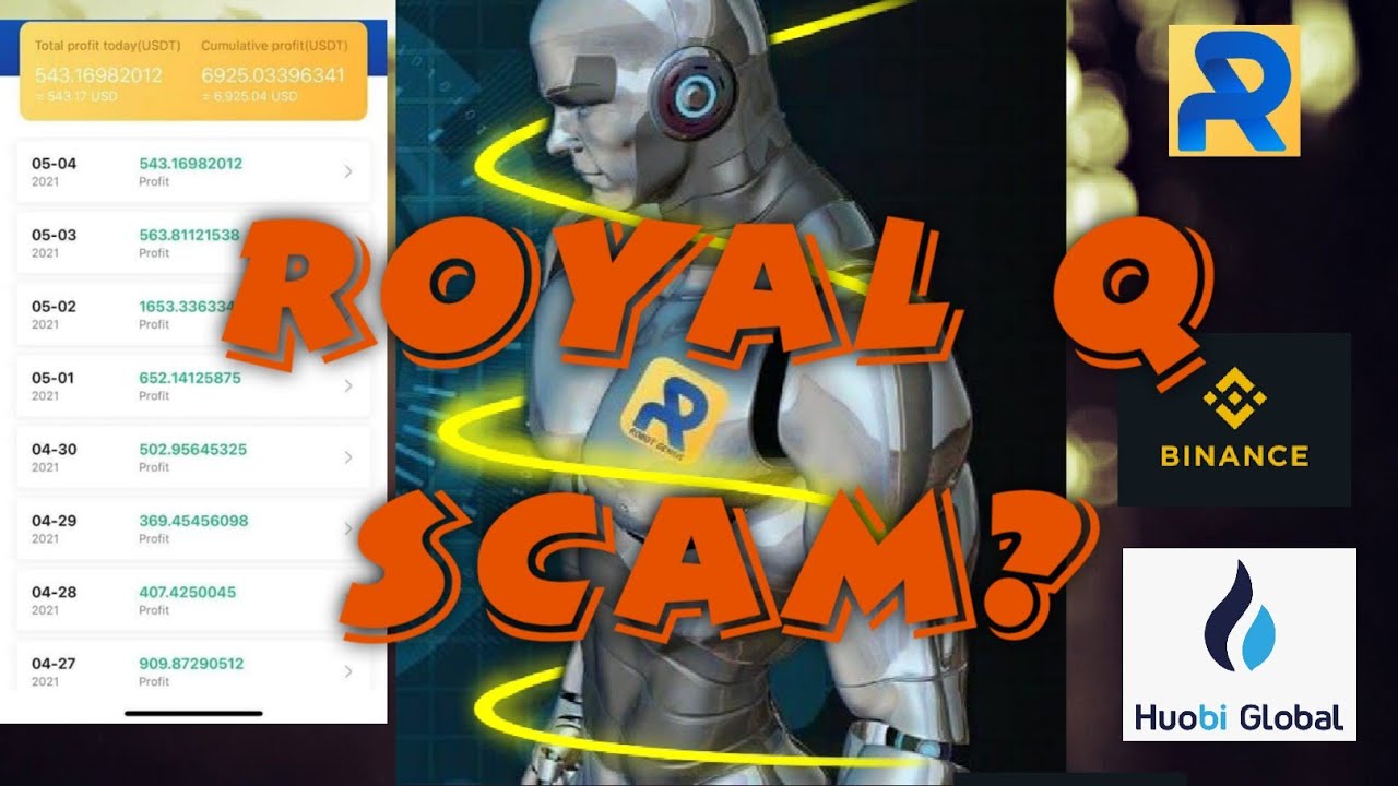 🔴ROYAL Q Scam or Legit? || Robot trade untuk binance dan huobi