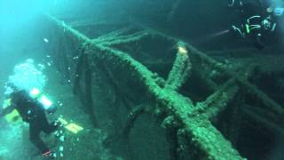 Cedarville Ship Wreck Straits Of Michigan Scooter Diving