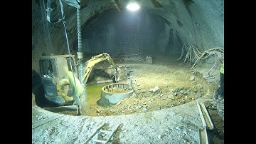 Underground Escape Shaft Excavation and Support - Part 1 - NATM Tunneling #natmtunneling