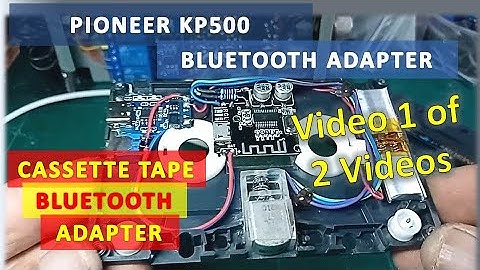 DIY Cassette Tape Bluetooth Adapter│Adaptor for Pioneer KP500│Video 1