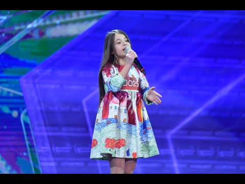 ალისა ფარულავა - Moon River | Little Singer Delights The Judges  - Georgia's Got Talent