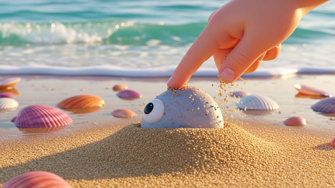 Five Sleepy Pebbles Playing Hide & Seek | Nursery Rhymes for Kids | Kids Songs & Baby Songs