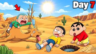 Nobita, Shinchan & Masao Surviving in the Desert! 😱 screenshot 2