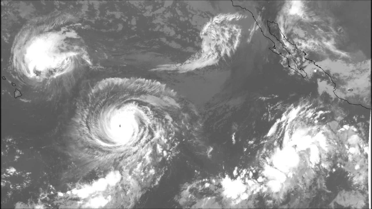 2015 Pacific hurricane season (satellite imagery) YouTube