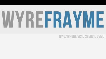 iPhone/iPad Visio Wireframe Stencil Demo