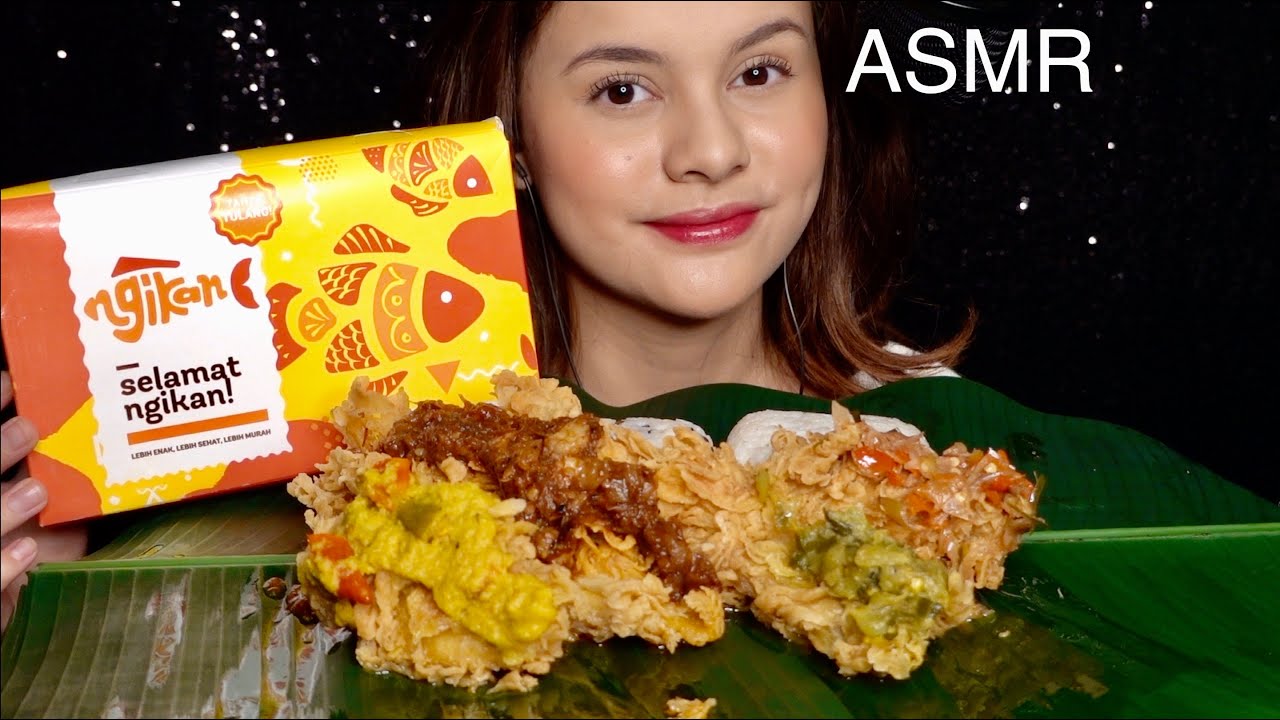 ASMR + REVIEW NGIKAN ( Ikan Goreng Tepung Crispy )