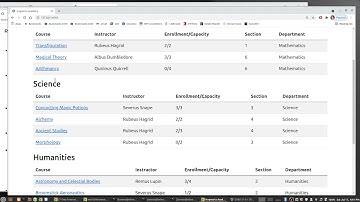 CS50 Web Programming Capstone Project: A Course Registration System