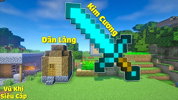 CHẾ TẠO THÀNH CÔNG VŨ KHÍ KIM CƯƠNG SIÊU CẤP KHỔNG LỒ TRONG MINECRAFT | Thử Thách SlenderMan