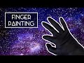 FINGER PAINTING a Galaxy | Art Challenge