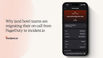 incident.io on-demand: Why (and how) teams are migrating their on-call from PagerDuty to incident.io