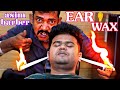ear cleaning/ear wax by great asim barber | head shoulder massage with neck,spine crack | asim asmr