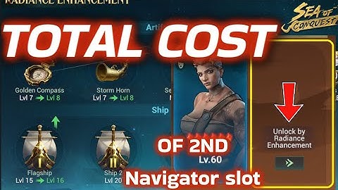 THIS IS THE COST OF 2nd Navigator slot ! in Sea of conquest !