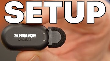 How to Set Up the Shure MoveMic! For Mobile and Camera Recording!
